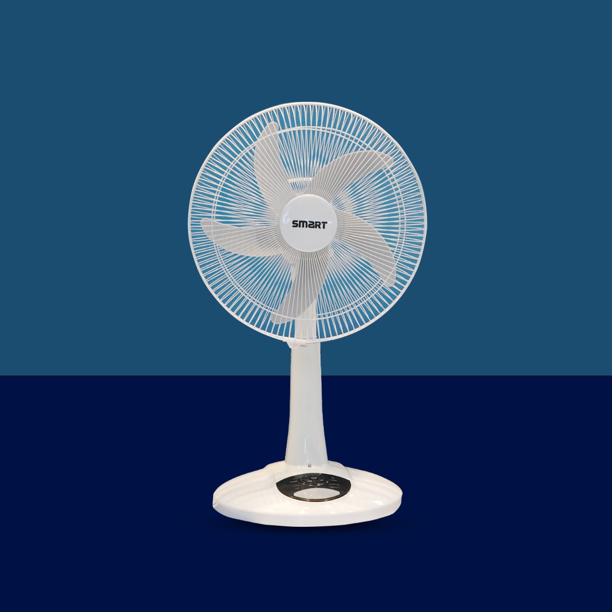 SMART SEH-RS86 16” Rechargeable AC/DC Table Fan with LED and Solar Charging Fan